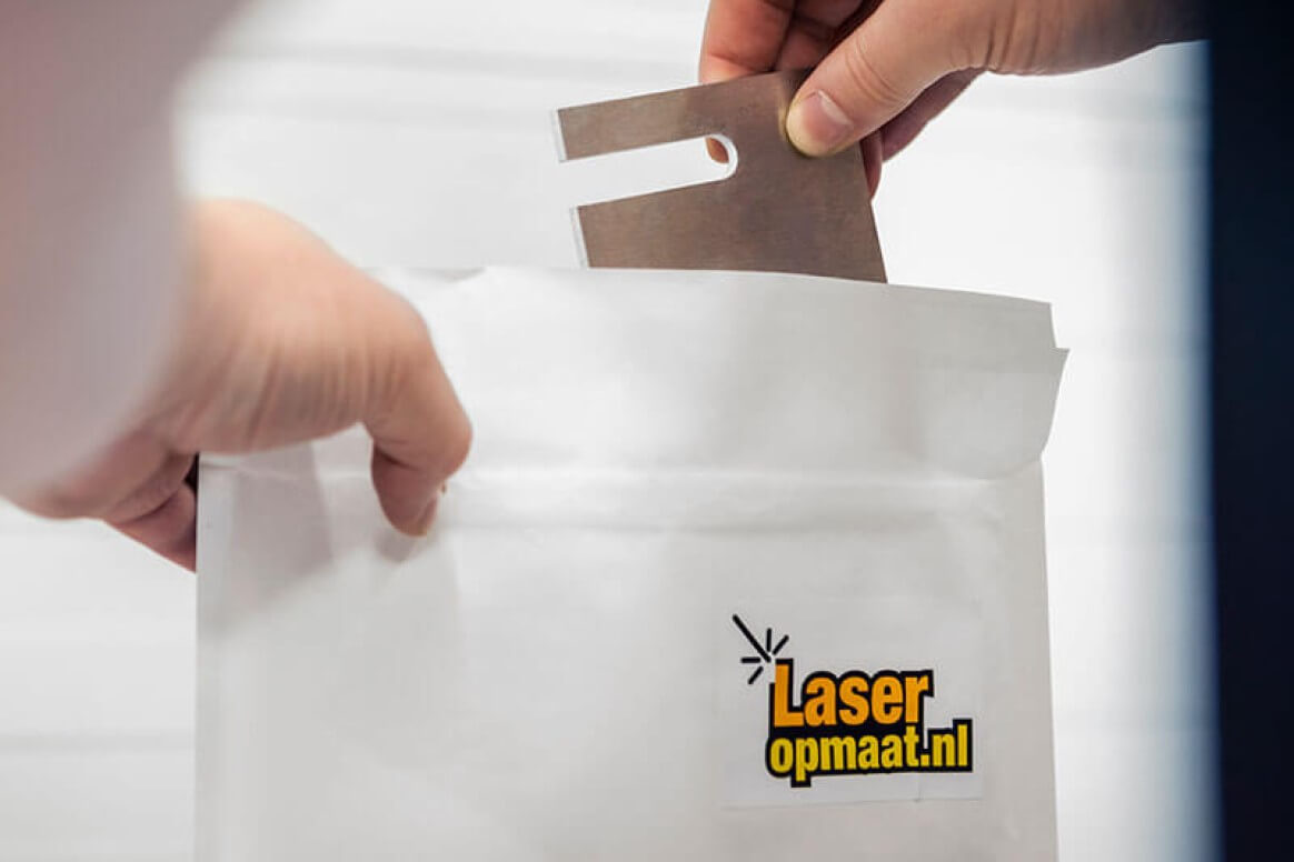 Laser op Maat envelop